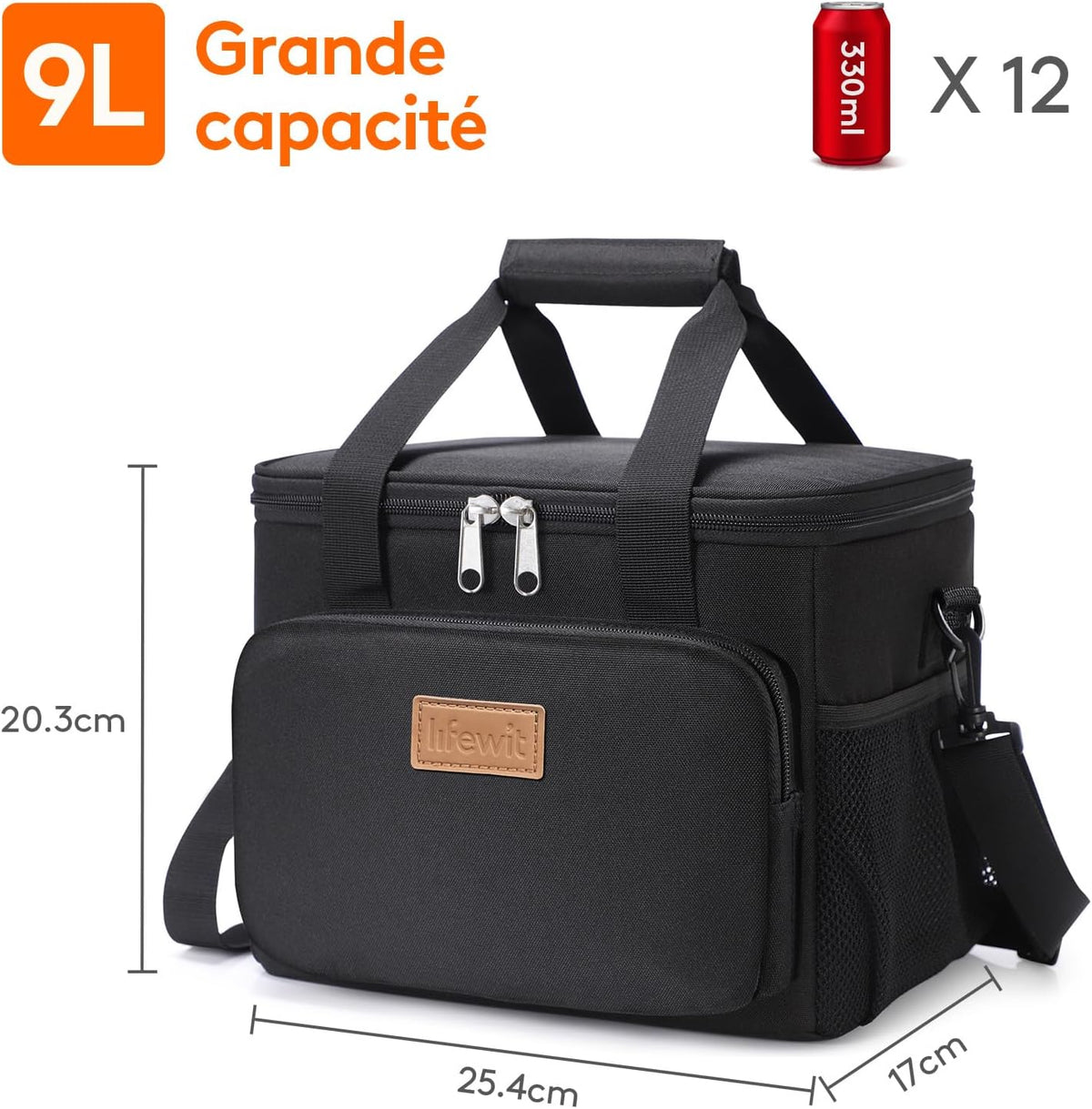 Sac Isotherme Repas 9L/ 15L/ 24L/ 33L, Glaciere Souple Isothermes